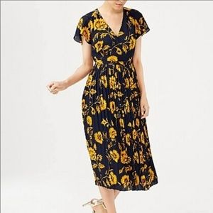 JCrew midi floral dress